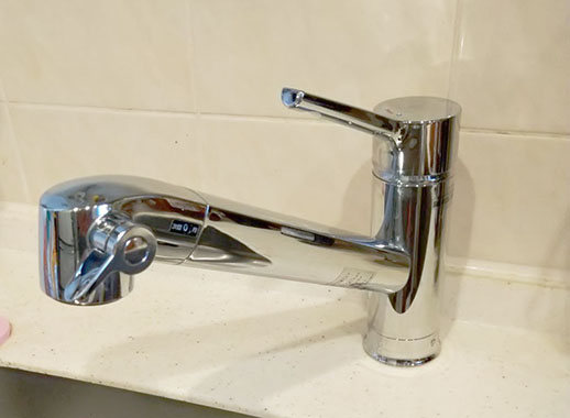 工事費込み】LIXIL(INAX) キッチン用水栓(ワンホール) オールインワン