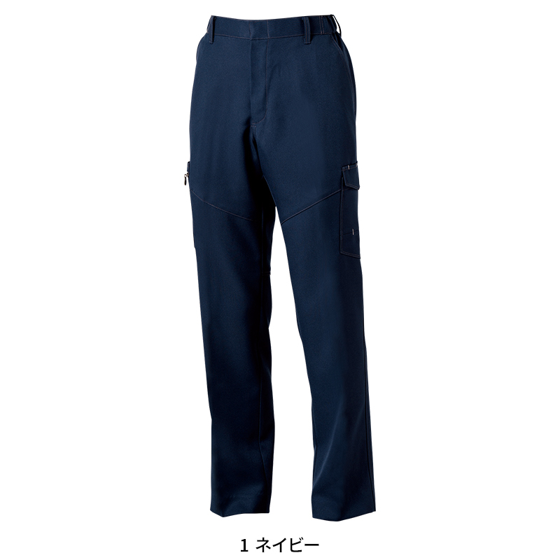 作業ズボン カーゴパンツ(ノータック・脇ゴム) 桑和SOWA 9668-98【サン