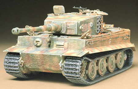 German Tiger I Tank Late Version Tamiya 35146