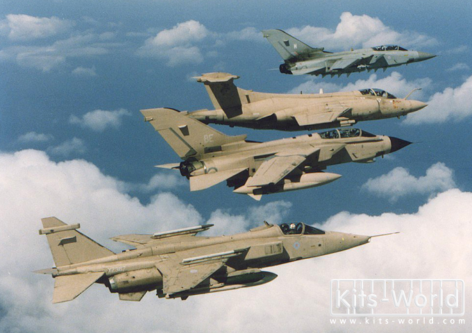 Sepecat Jaguar Desert Storm Nose Art - Operation Granby Kits World