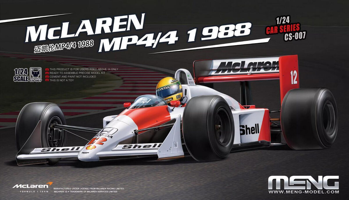 McLaren MP4/4 1988 Meng Model -CS007