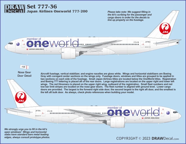 Boeing 777-200 - Japan Airlines 