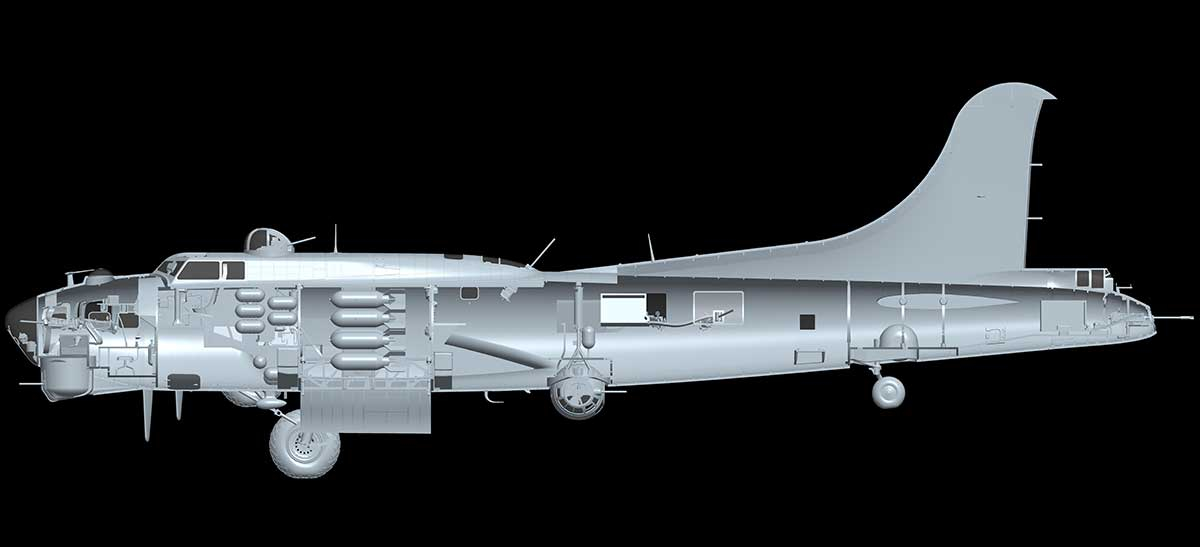 B-17G Flying Fortress - Rose Of York HK Models -01E044