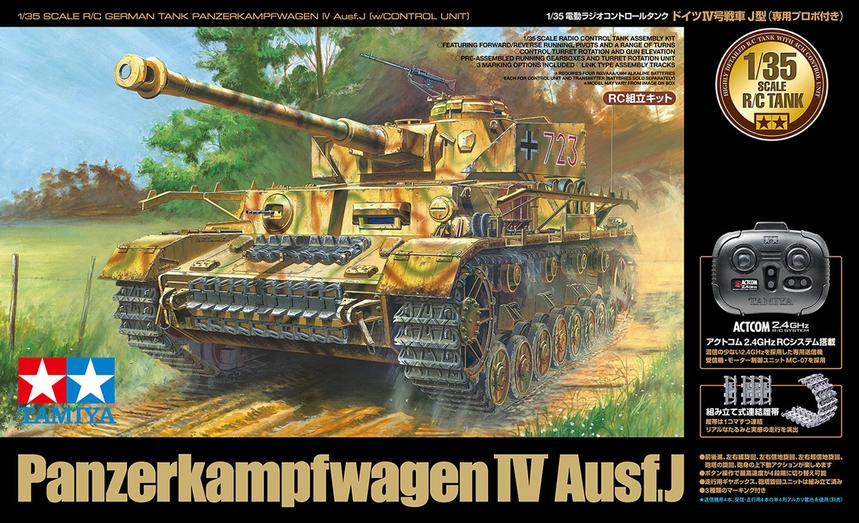 RC German Tank Panzerkampfwagen IV Ausf.J (With Control Unit