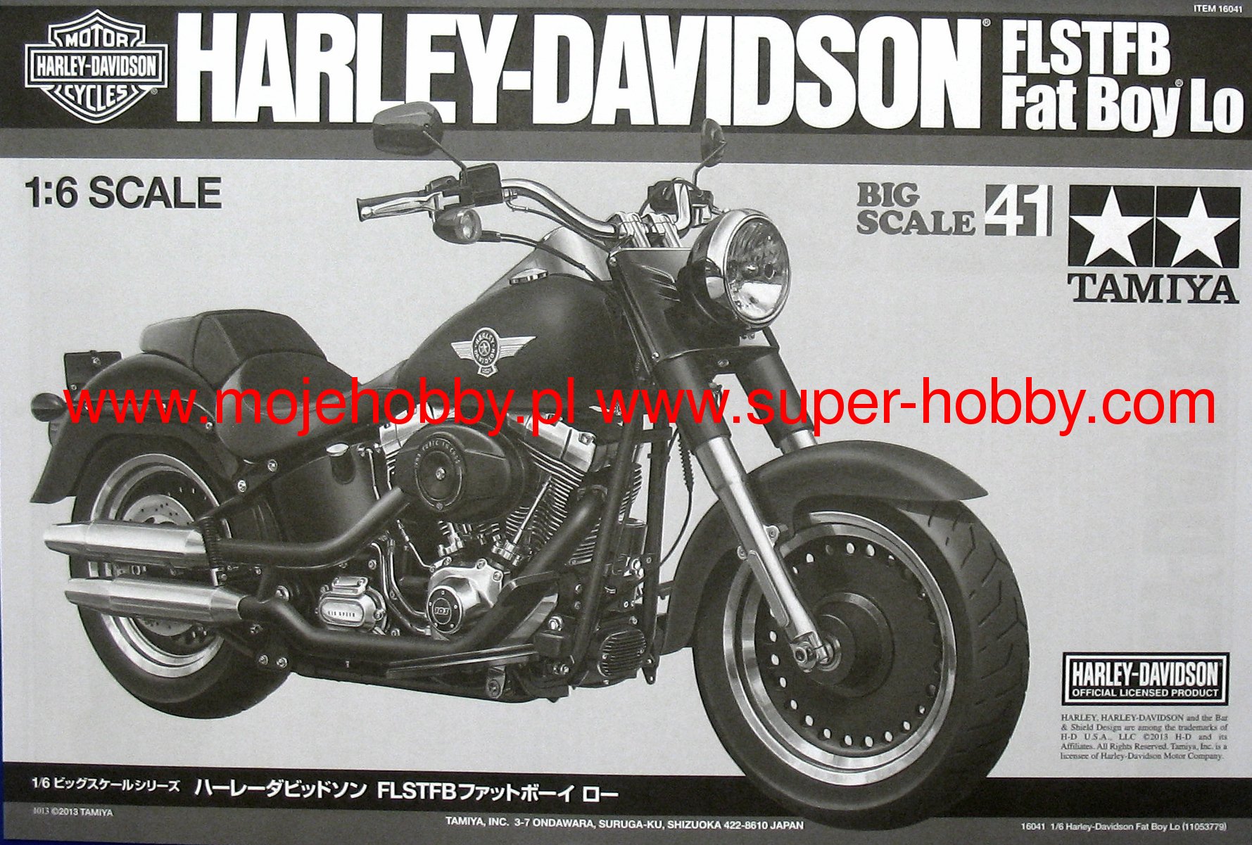 Harley Davidson FLSTFB - Fat Boy Lo Tamiya 16041