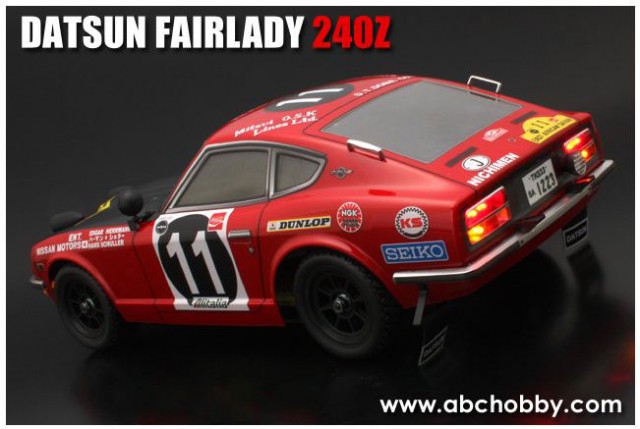 1/10電動Mシャーシ用 ダットサン フェアレディZ ラリー(WB210mm