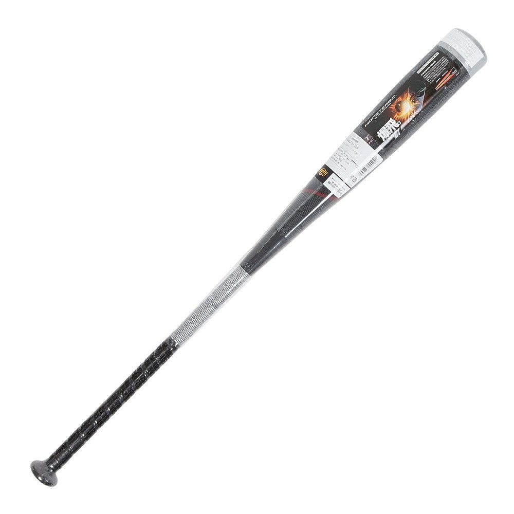 ゼット（ZETT）（メンズ）軟式用バット 野球 一般 モンスター ブラック