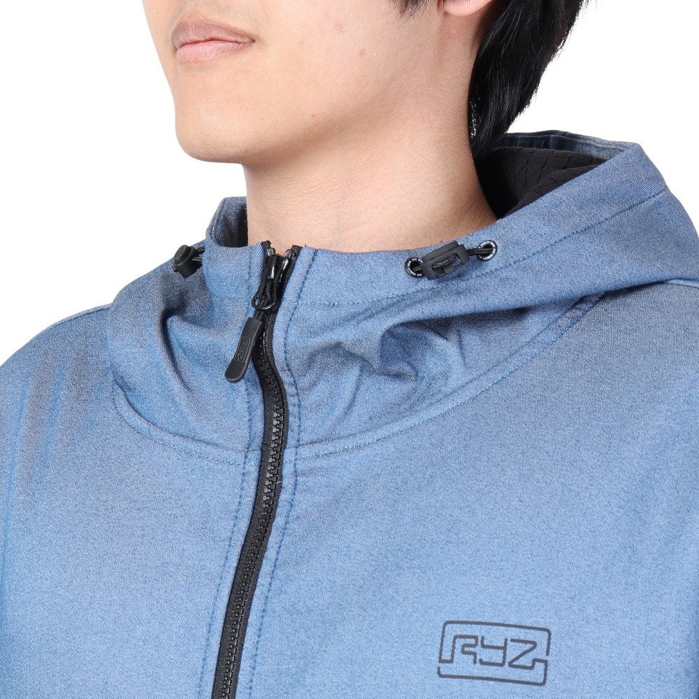 ライズ（RYZ）（メンズ）MFX BONDED ジップ パーカー RZ10EG23FW0008 IBLU