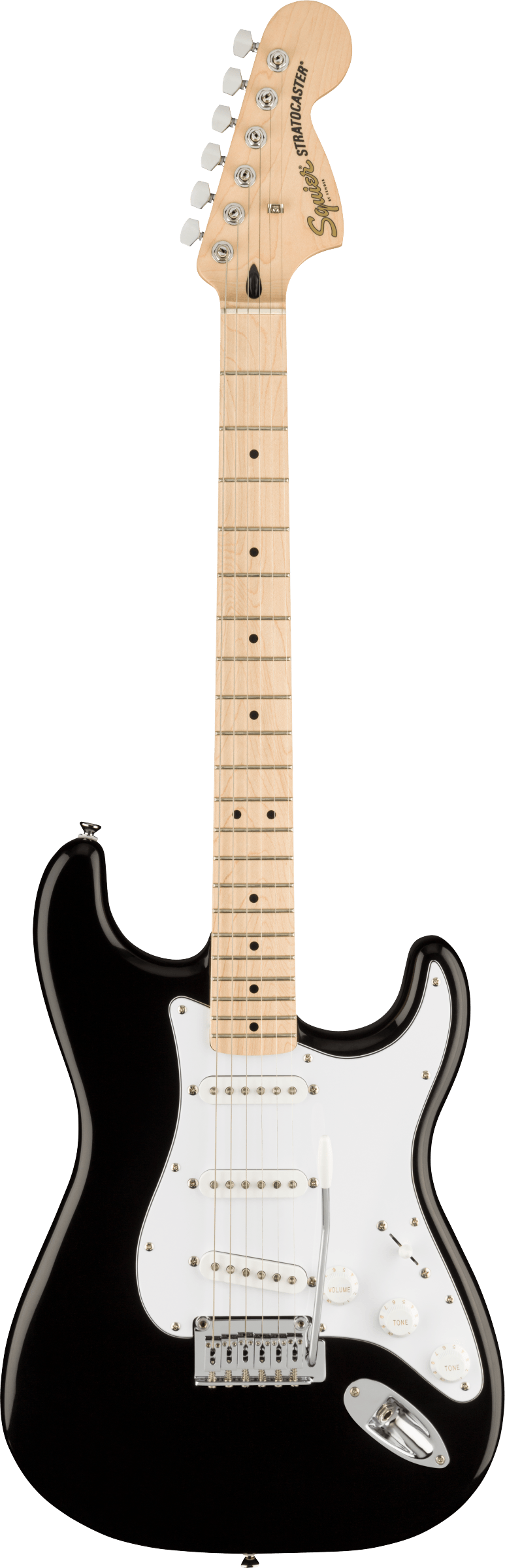 Squier AFFINITY SERIES® STRATOCASTER® Black - Swing City Music