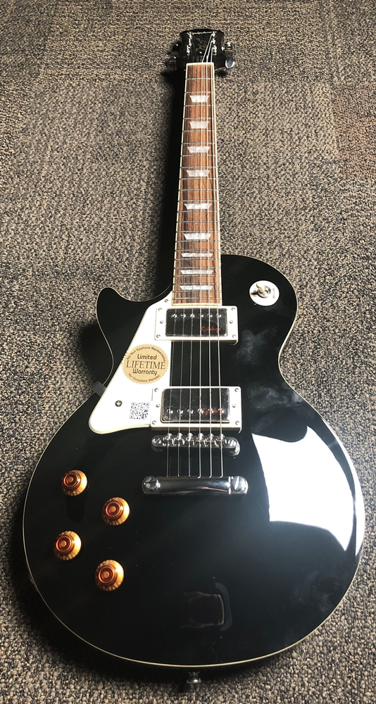 Epiphone Les Paul Standard Left Handed - Black - Swing City Music