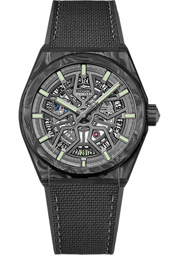 Zenith 10.9000.670/80.R795 Defy Classic Carbon - Rubber Strap