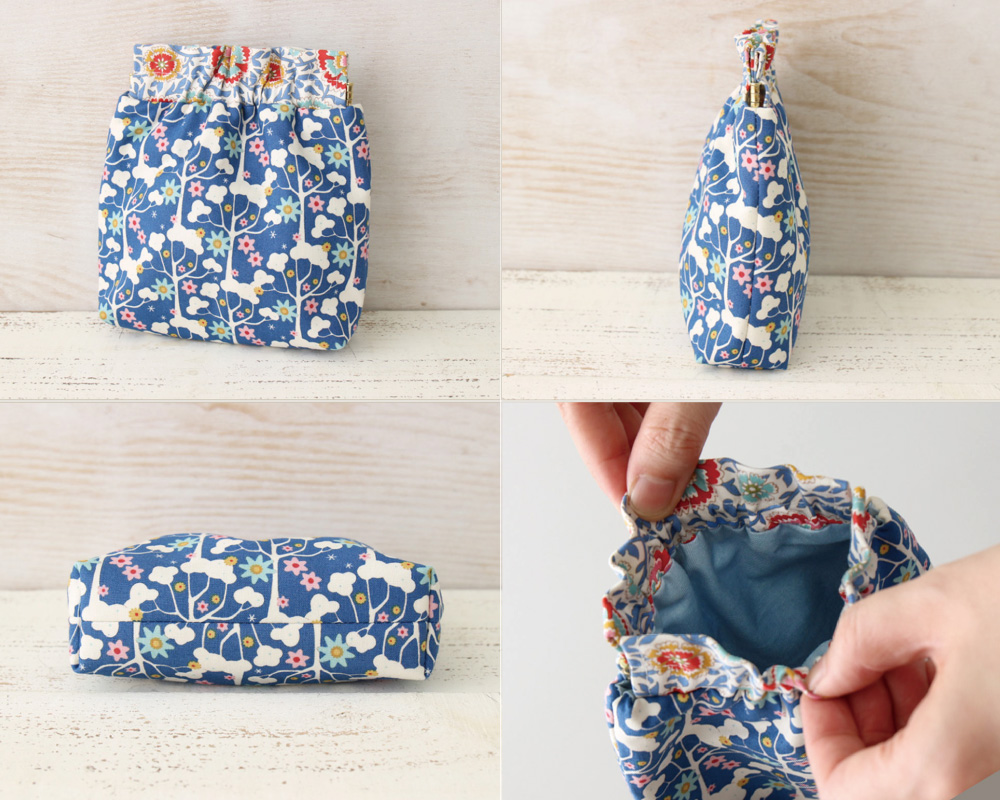 ☆Tildaで作る「おしゃればね口ポーチ」キット(M) [M便 1/4]の通販