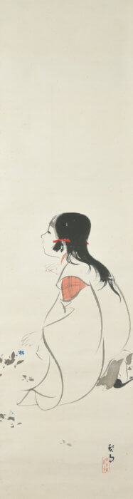 菊池 契月「春野」の販売 | 美術品販売｜東京銀座ぎゃらりい秋華洞