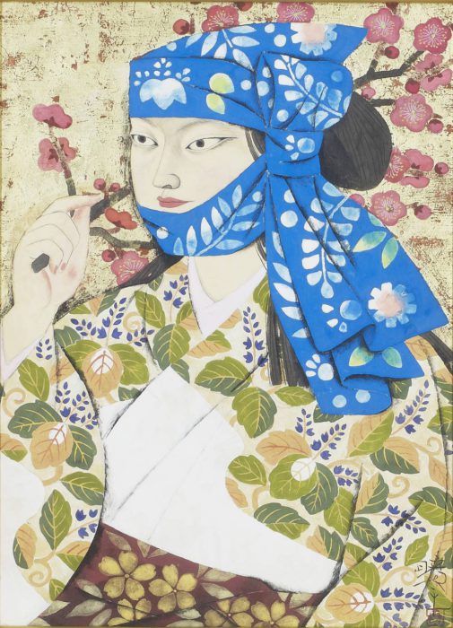 森田 曠平「梅は北野」の販売 | 美術品販売｜東京銀座ぎゃらりい秋華洞