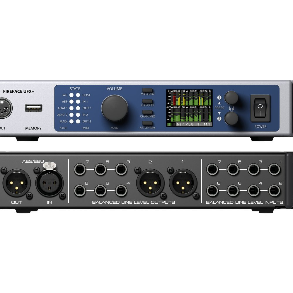 RME Fireface UFX+ [Discontinued] - 188 Channel, 24-Bit/192kHz Pro