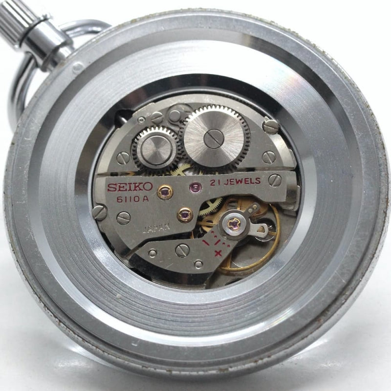 昭和47年の19セイコー鉄道時計/21石/秒針止め機能/絶版時計/19seiko