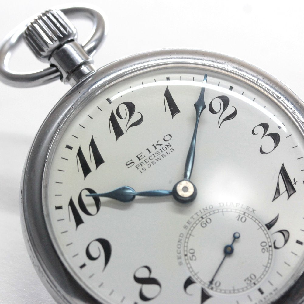 国鉄モデル 昭和40年の19セイコー鉄道時計/15石/秒針止め機能/絶版時計