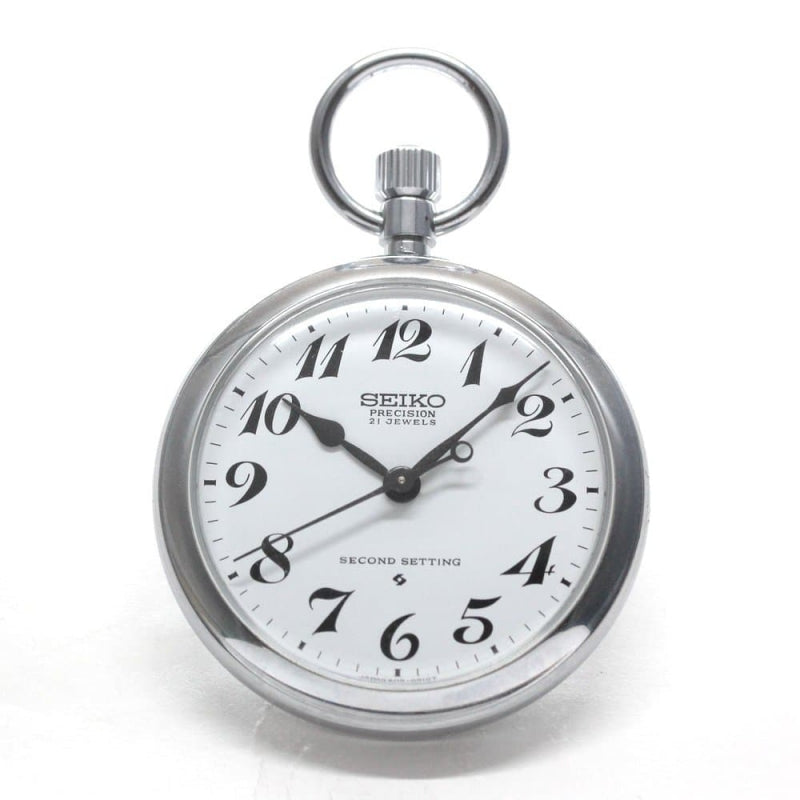 昭和の機械式セイコー鉄道時計/21石/19seiko-1264 – 正美堂時計店