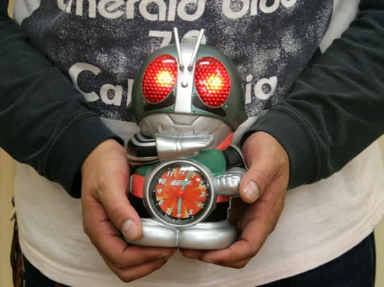 RHYTHM リズム 仮面ライダーキャラクター目覚まし時計【4SE502RH05