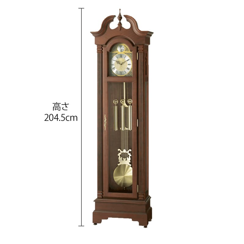 RHYTHM リズム ホールクロック 高感度電波（スリーウェイブ） 置き時計