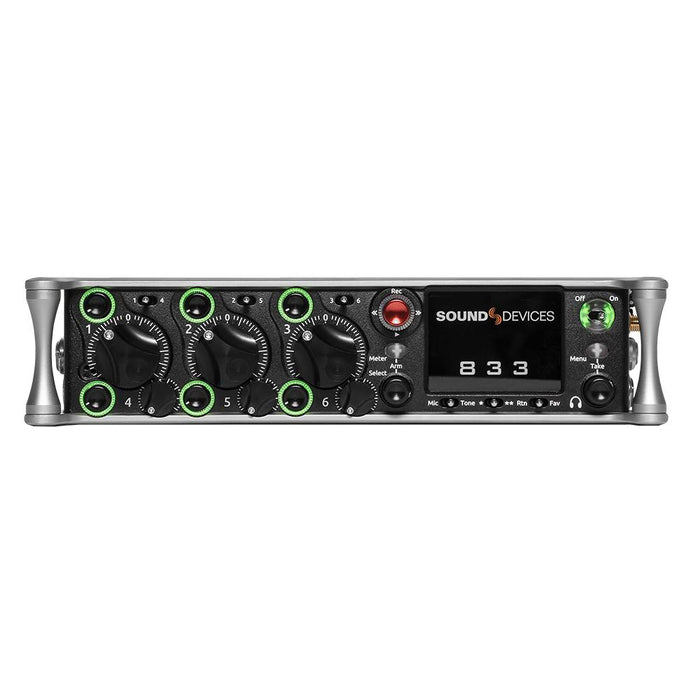 SOUND DEVICES 833 8ch(6マイク/6ライン入力)SSD/SDレコーダー内蔵