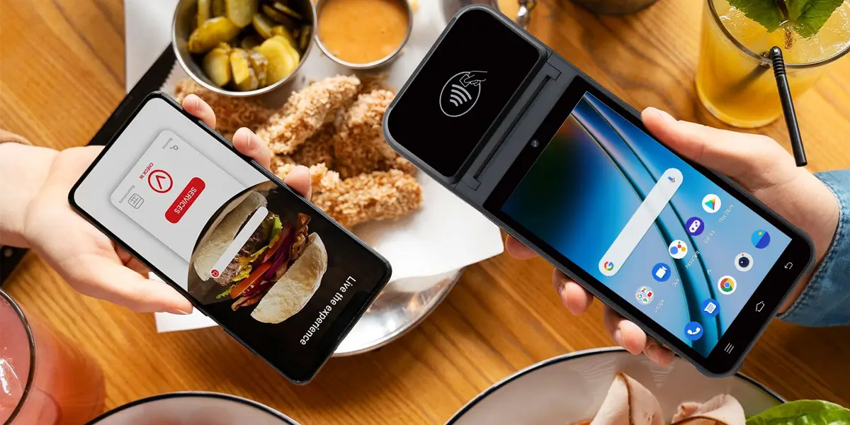 Handheld Rugged Android 13.0 POS machine with QR Code Scanner 4G