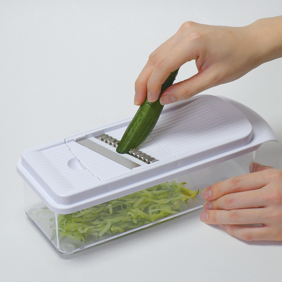 Simplice ワイド4プレート野菜調理器セット(ピーラー付) C-1104