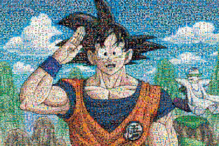 ドラゴンボール ジグソーパズル 『ドラゴンボールZ モザイクアート