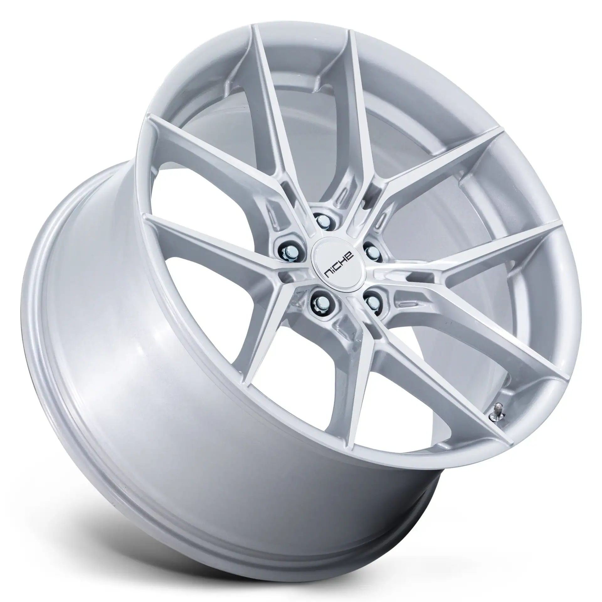 Niche NC279 Prodigy 5 Silver / Machined Face - PowerHouse Wheels