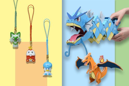 夏休みにぴったりなキッズクラフトなどのグッズが、ポケモンセンターに