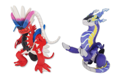 オールスターコレクションぬいぐるみに、コライドンとミライドンが登場