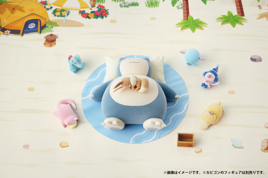フィギュアコレクション Pokémon Sleep シアンの砂浜」がポケモン