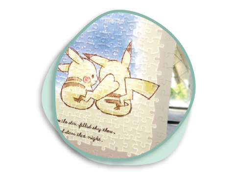 アートボードジグソークリア「星空に包まれて」｜ポケットモンスター