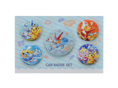 ラティアスとラティオスに乗って旅をするピカチュウのグッズが