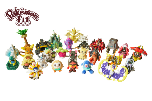 Pokémon fit」シリーズに、アローラ地方のポケモンが新登場