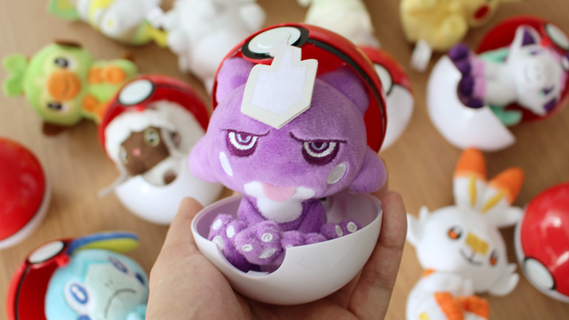 大人気シリーズ「プチぬいぐるみINモンスターボールケース」第4弾