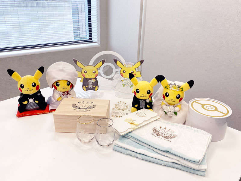 Pokemon Garden Wedding ぬいぐるみピカチュウ洋婚2体セット ポケモン