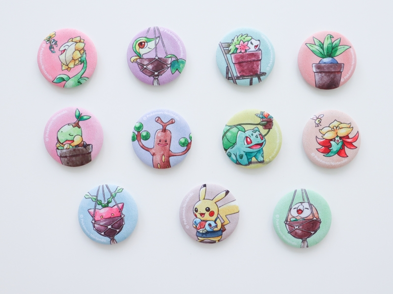 くさタイプのポケモンたちをメインに描いたガーデニングがテーマの