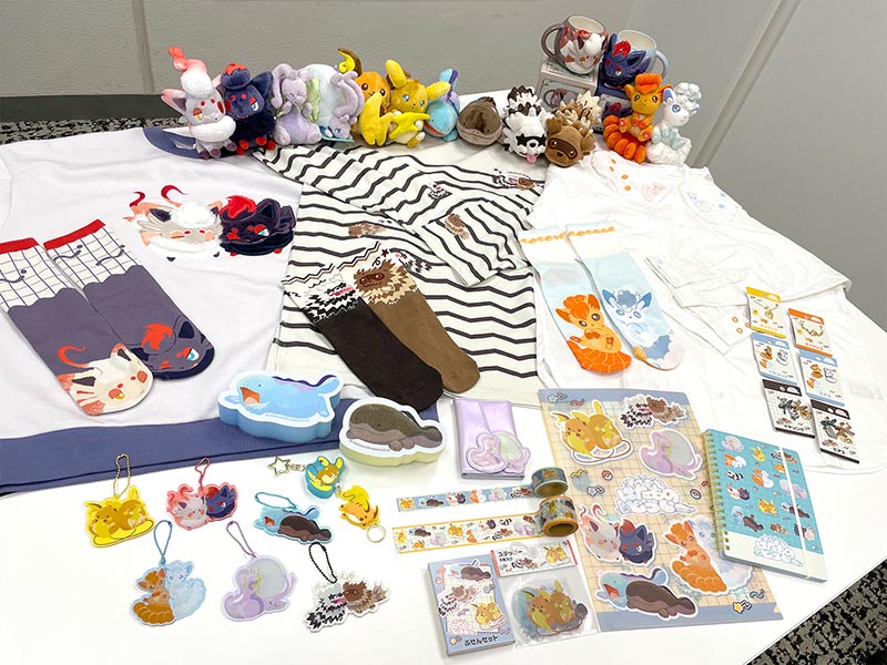 にたものどうしなポケモンたちのグッズが、ポケモンセンターに登場