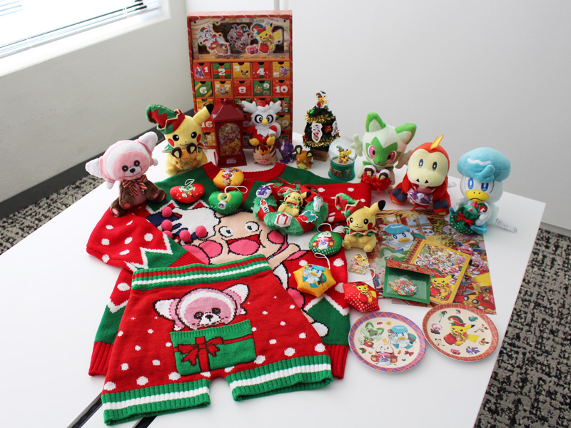 ポケモンたちのクリスマスをテーマにしたグッズ「Pokémon Christmas