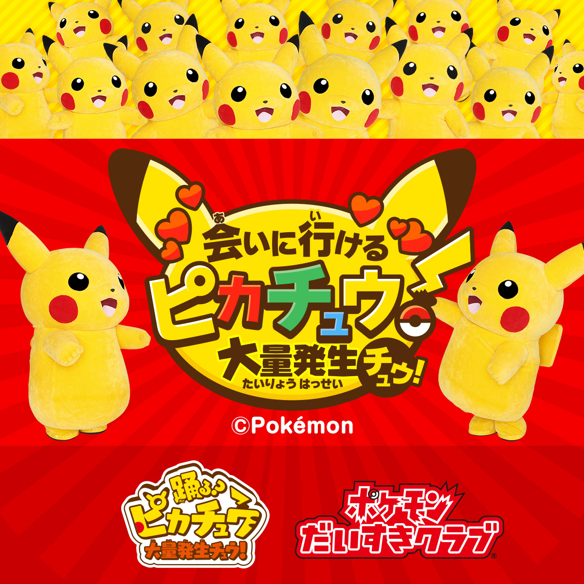 あっちむいて！ピカ｜会いに行けるピカチュウ！大量発生チュウ