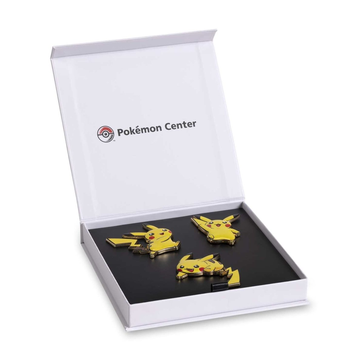 Pokémon Deluxe Pins: Pikachu Pin Box Set (3-Pack) | Pokémon Center
