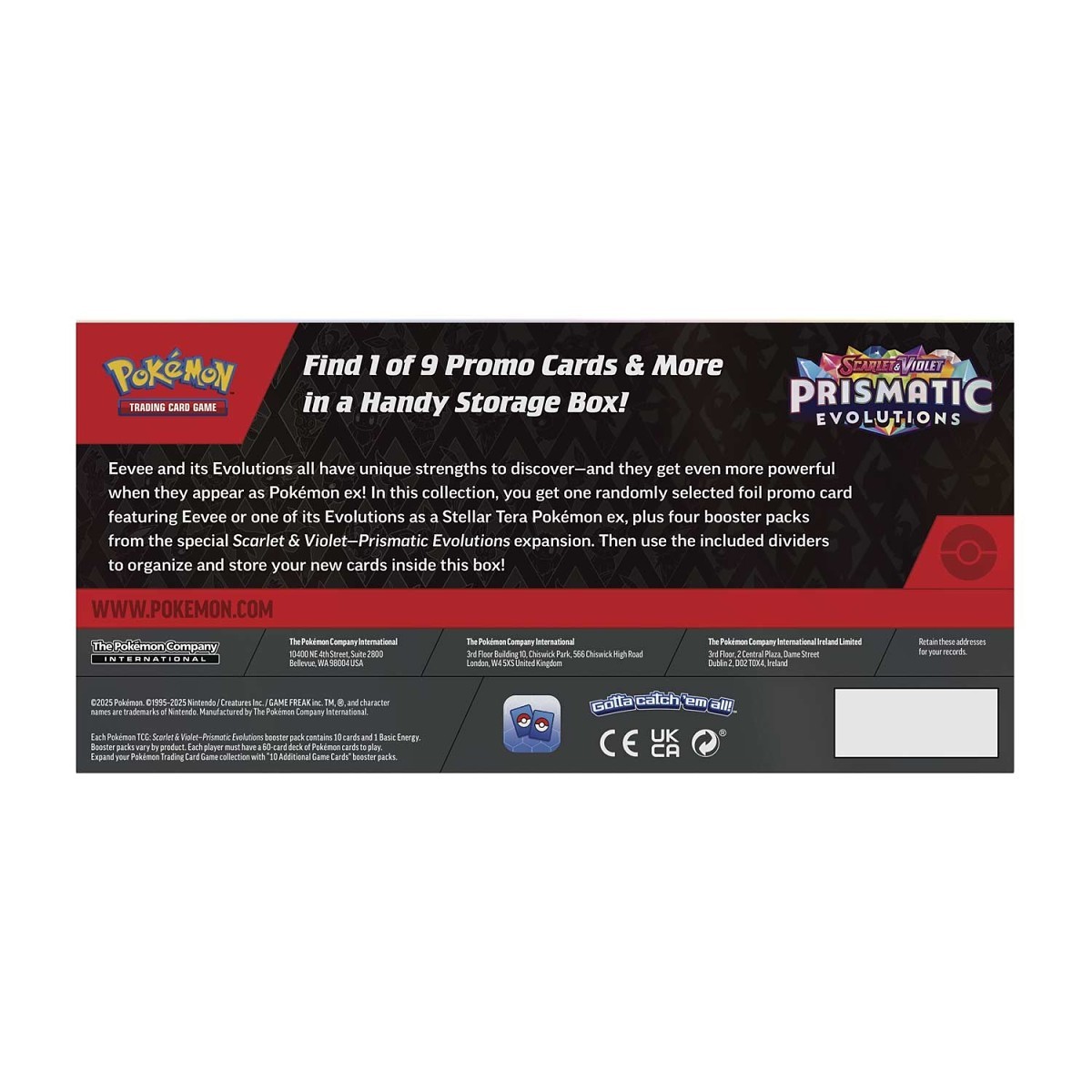 Pokémon TCG: Scarlet & Violet-Prismatic Evolutions Surprise Box