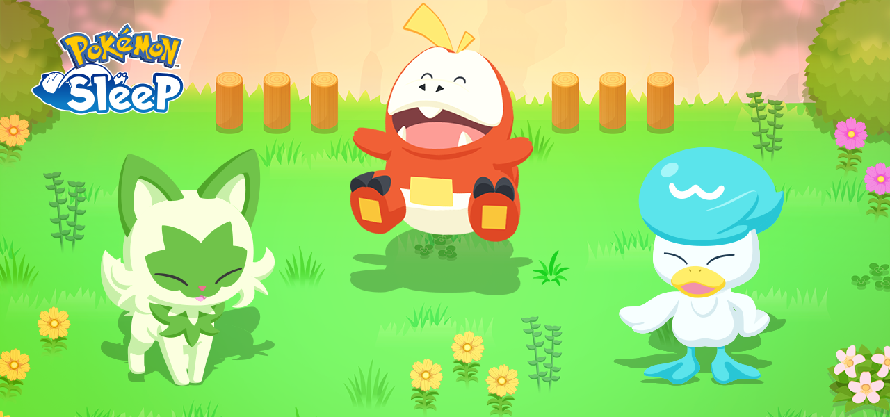新登場】ニャオハ / ホゲータ / クワッス たち – 『Pokémon Sleep