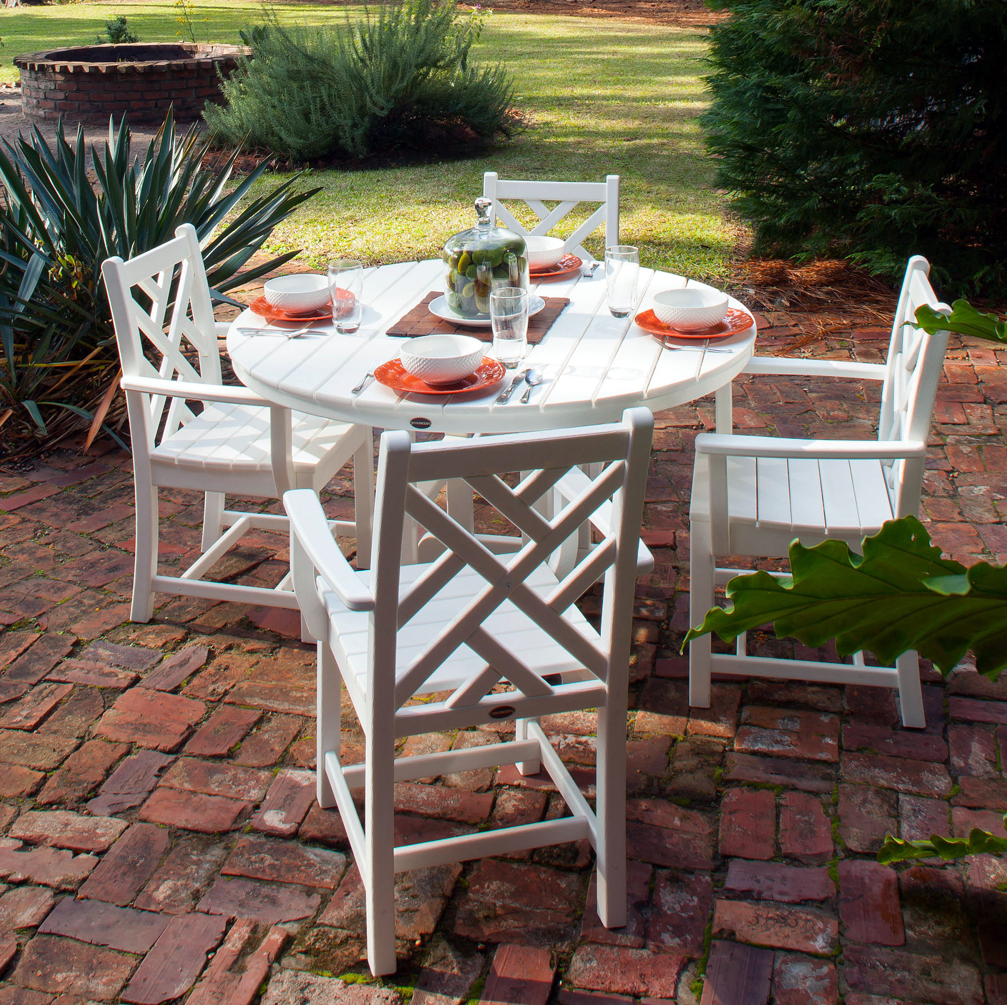 Shop POLYWOOD® Chippendale 5-Piece Dining Set - Outdoor Furniture