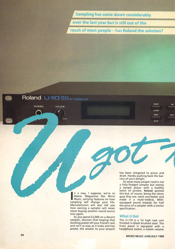 Roland U-110