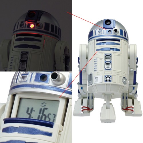 STAR WARS R2-D2 サウンド&ムービングアラームクロック（スター
