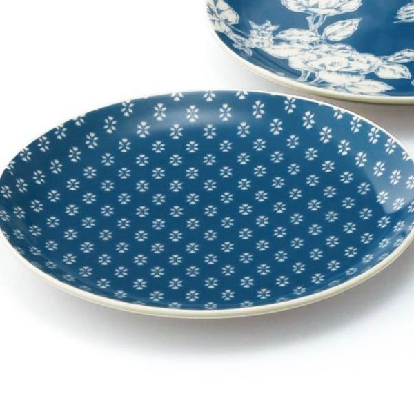 LAURA ASHLEYローラアシュレイ「サマーローズ・プレート6枚セット」YMK