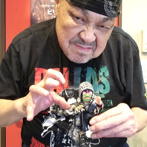 16dソフビコレクション ザ・グレート・カブキ[毒霧緑ペイントVer.]＋