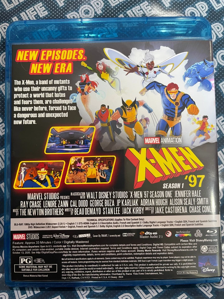 X-Men '97 – Season 1 (Blu-ray, All Region Import) - Pop Life